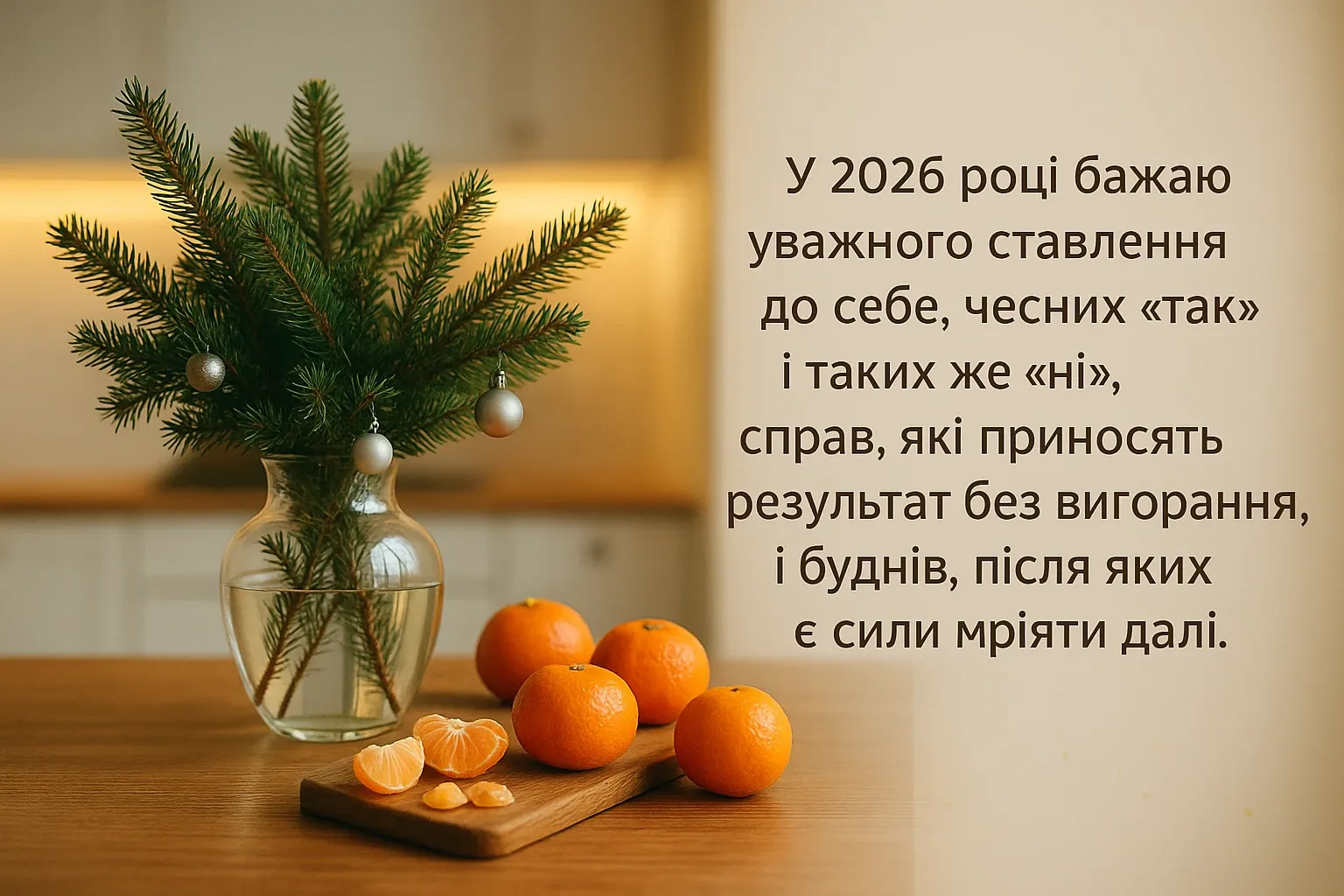 Привітання з Новим роком 2026 своїми словами