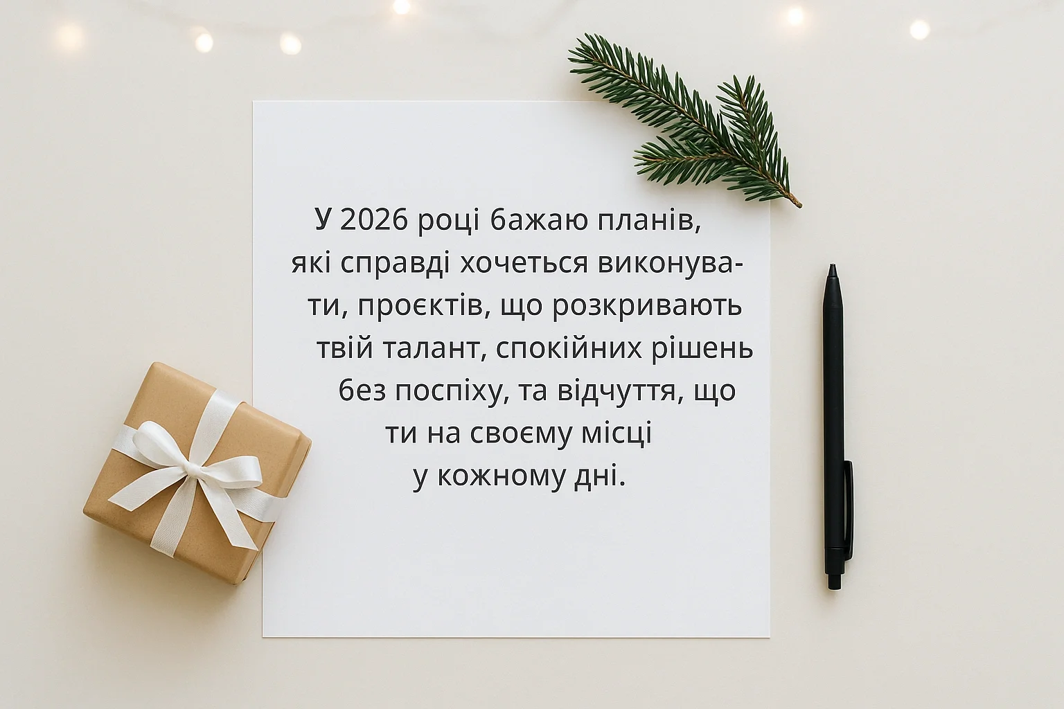 Привітання з Новим роком 2026 своїми словами