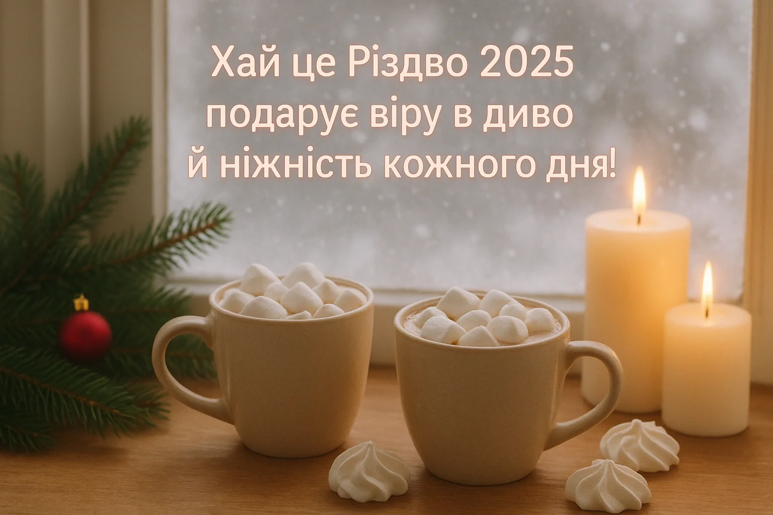 Привітання з різдвом 2025
