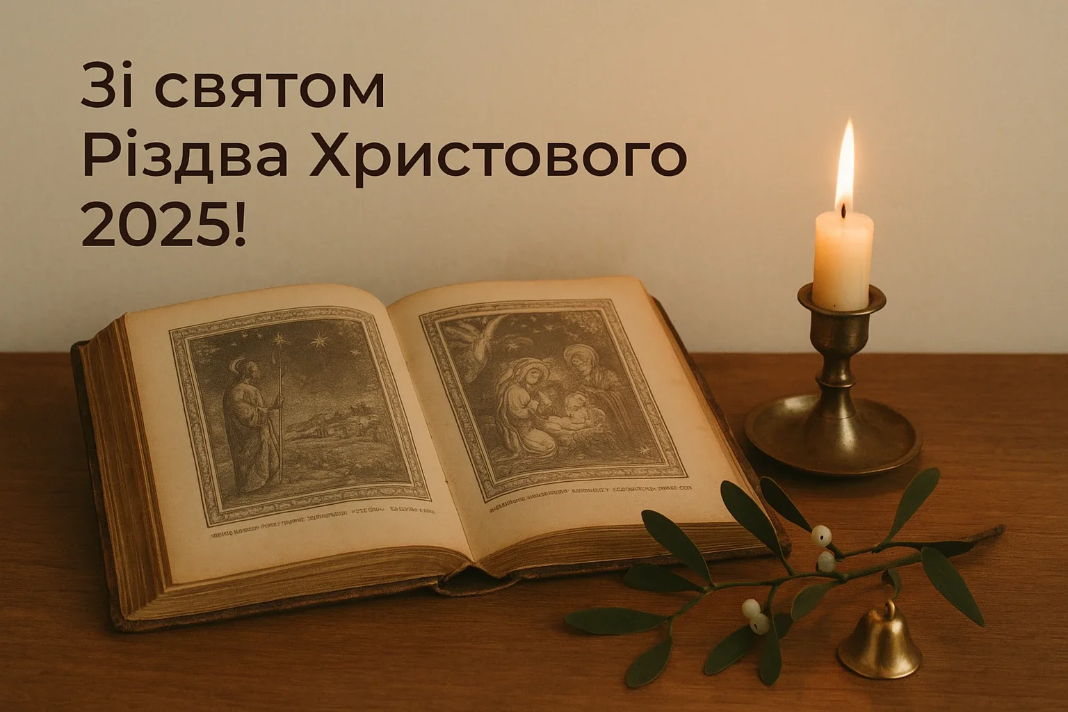 Привітання з різдвом 2025