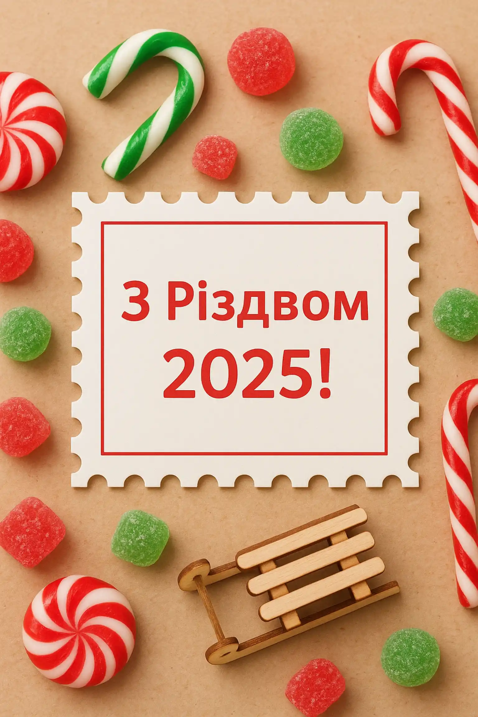 Привітання з різдвом 2025
