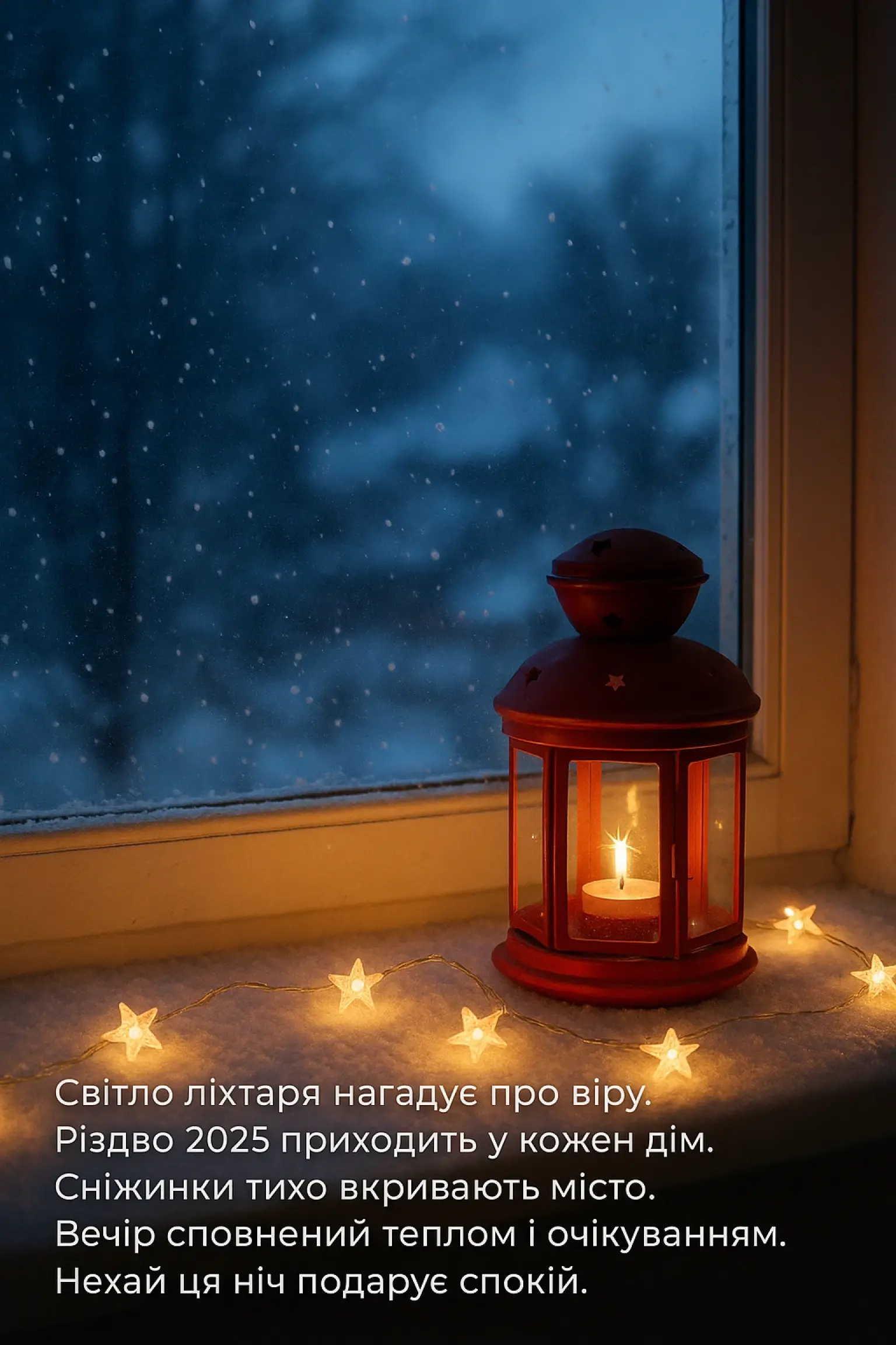 Привітання з різдвом 2025