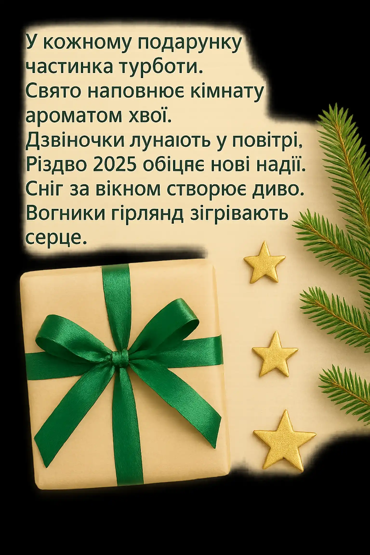 Привітання з різдвом 2025