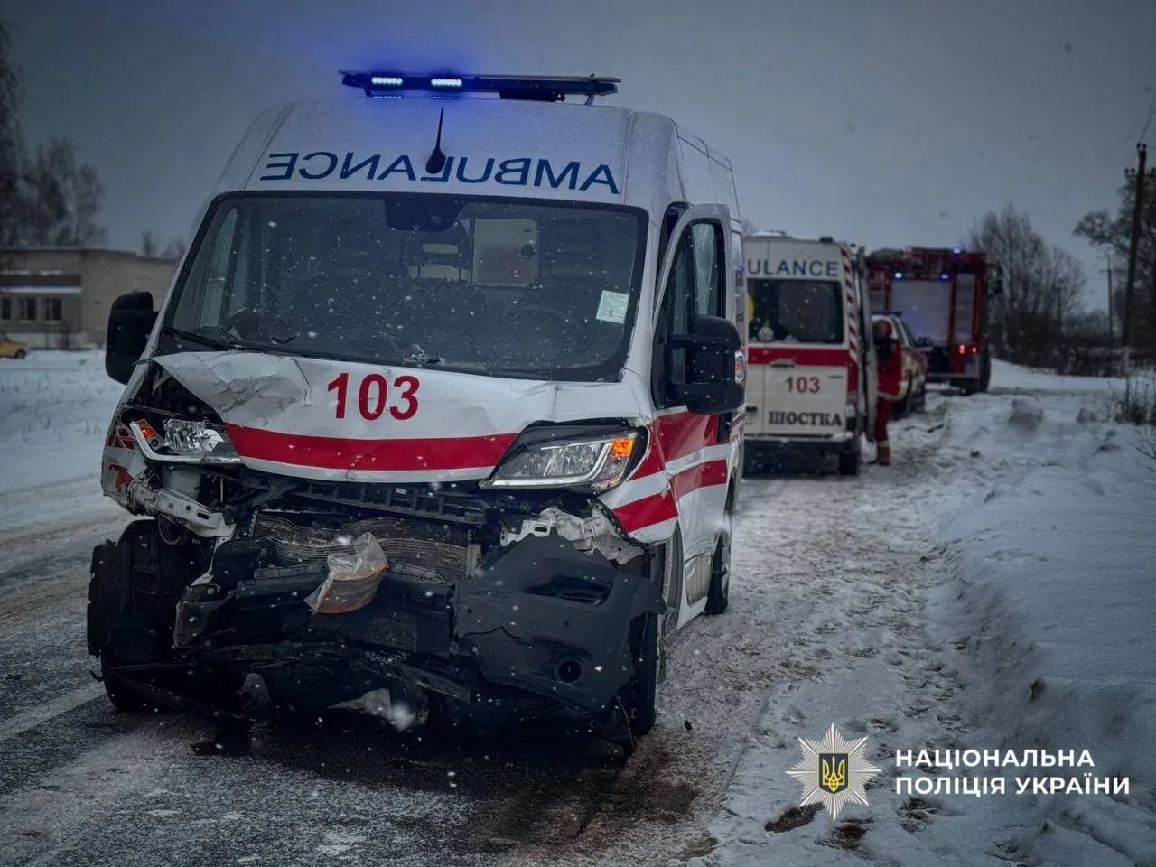 На Сумщині нетверезий водій протаранив «швидку» з пацієнтом – п’ятеро травмованих