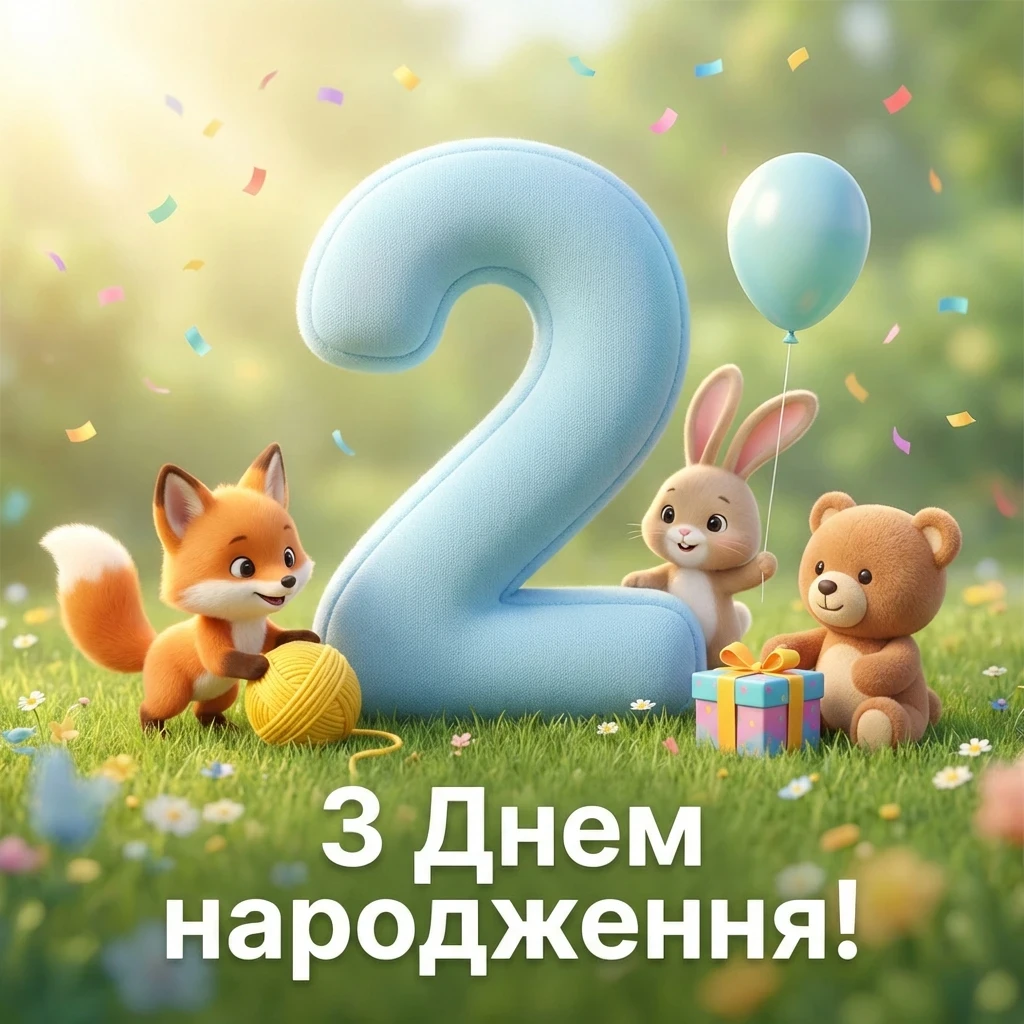з днем народження дитині 2 роки з днем народження дитині 2 роки