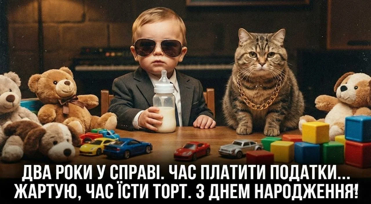 Привітання з днем народження дитині на 2 роки