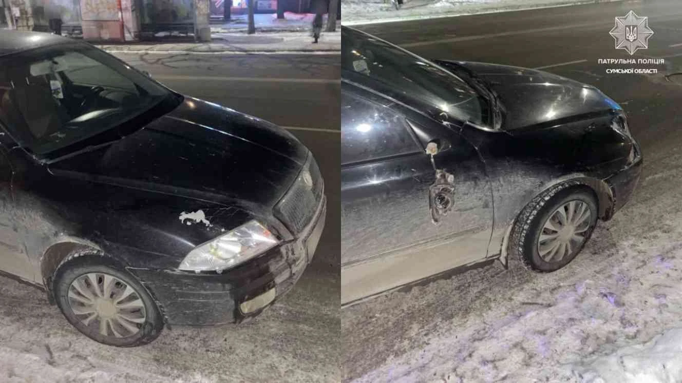 Вечірня ДТП на Британській: у Сумах Skoda збила літнього пішохода