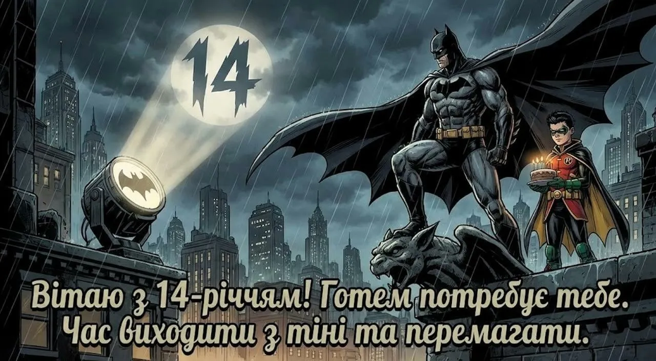 Картинки та привітання з днем народження хлопцю на 14 років