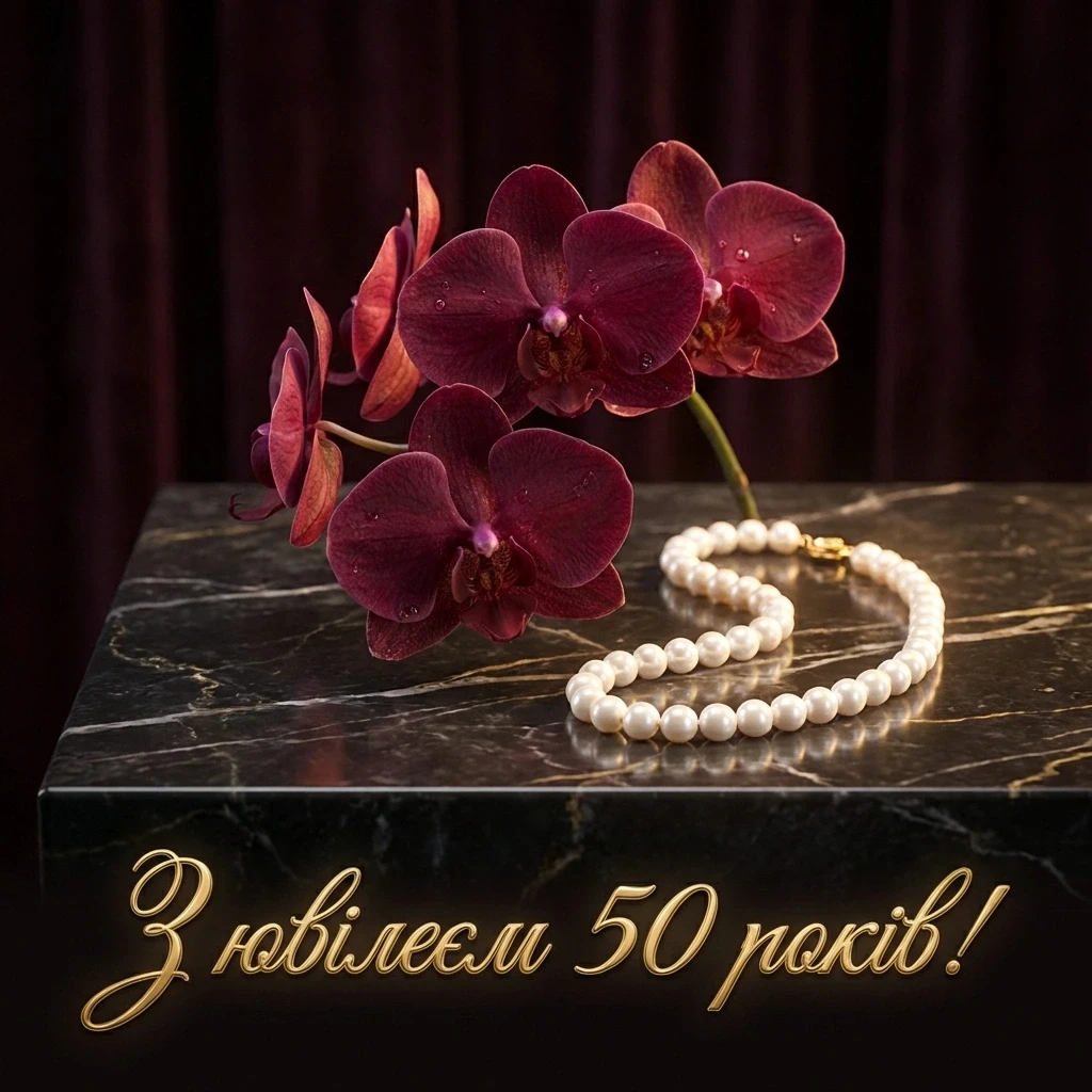 з ювілеєм 50 жінці