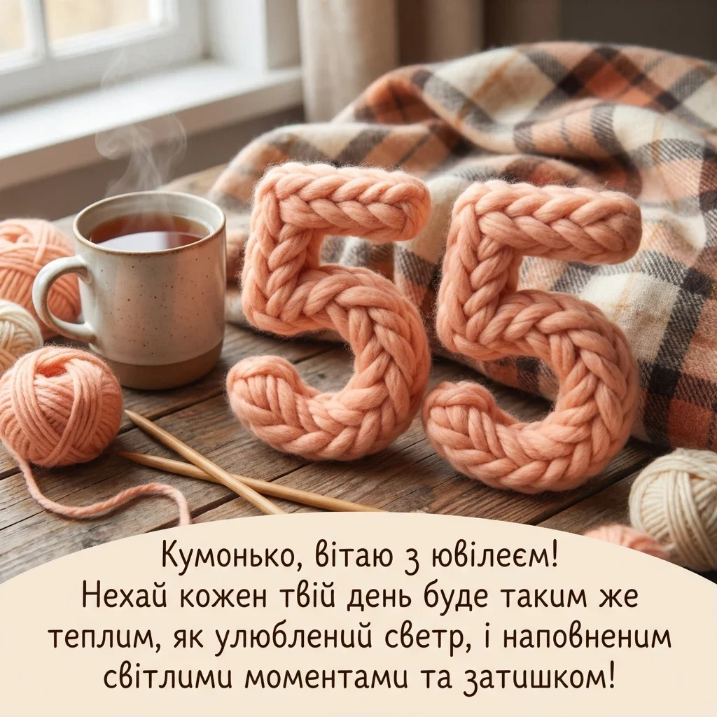 кума з ювілеєм 55