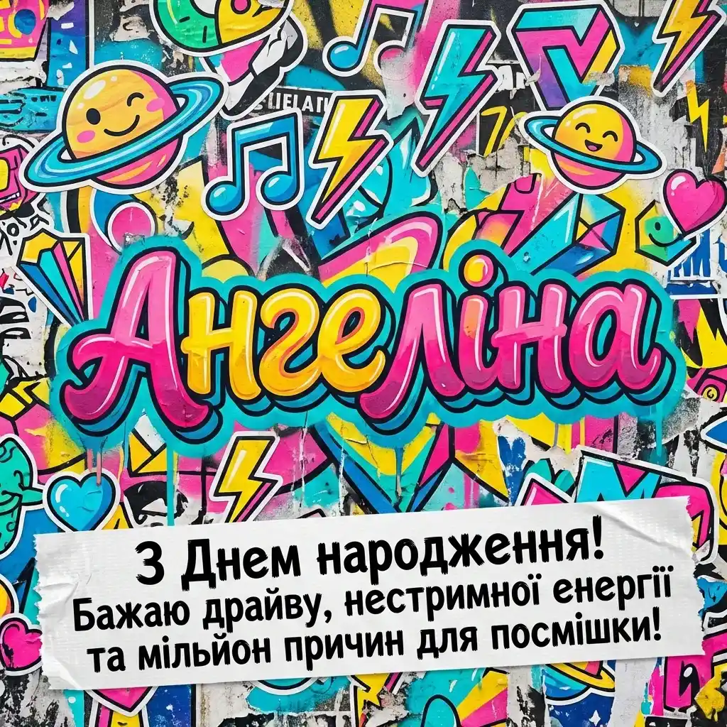 з днем народження ангеліна українською з днем народження ангеліна українською