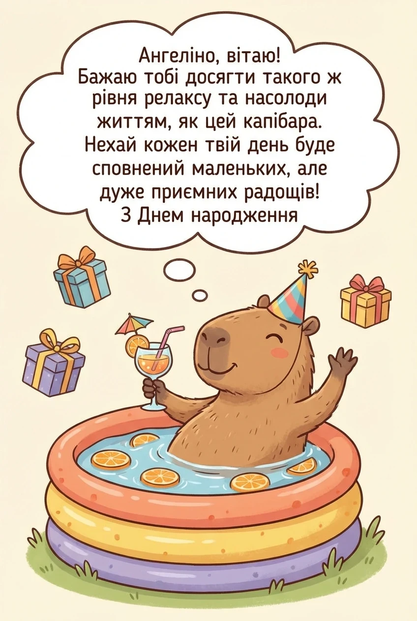 з днем народження ангеліна українською з днем народження ангеліна українською