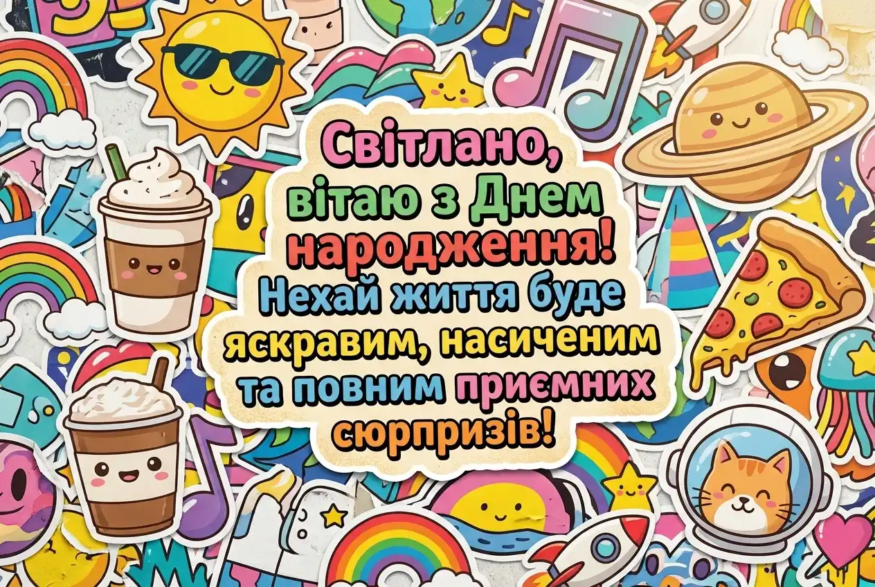 світлана з днем народження