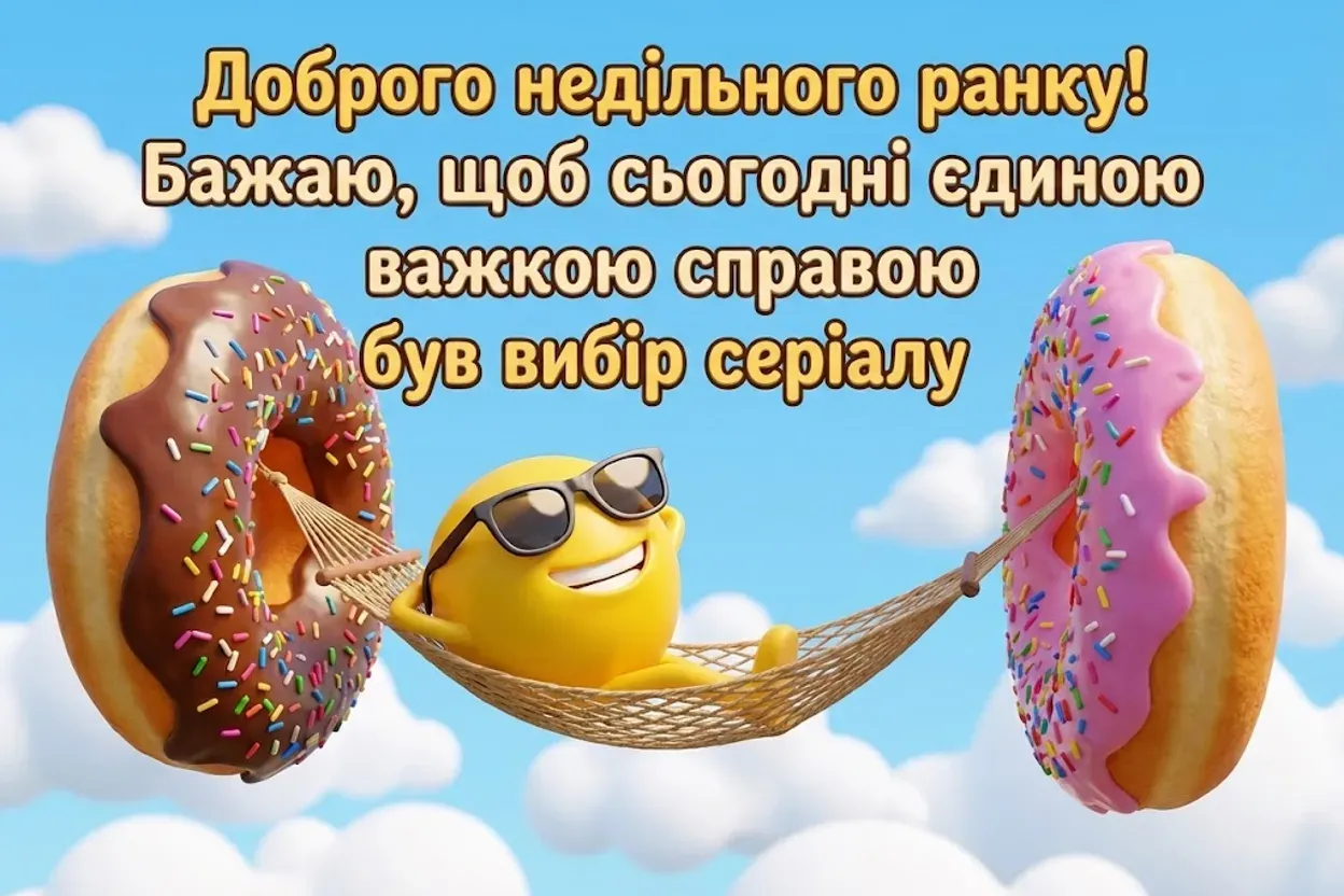 Доброго ранку, неділя: прикольні картинки та душевні побажання для найкращого вихідного
