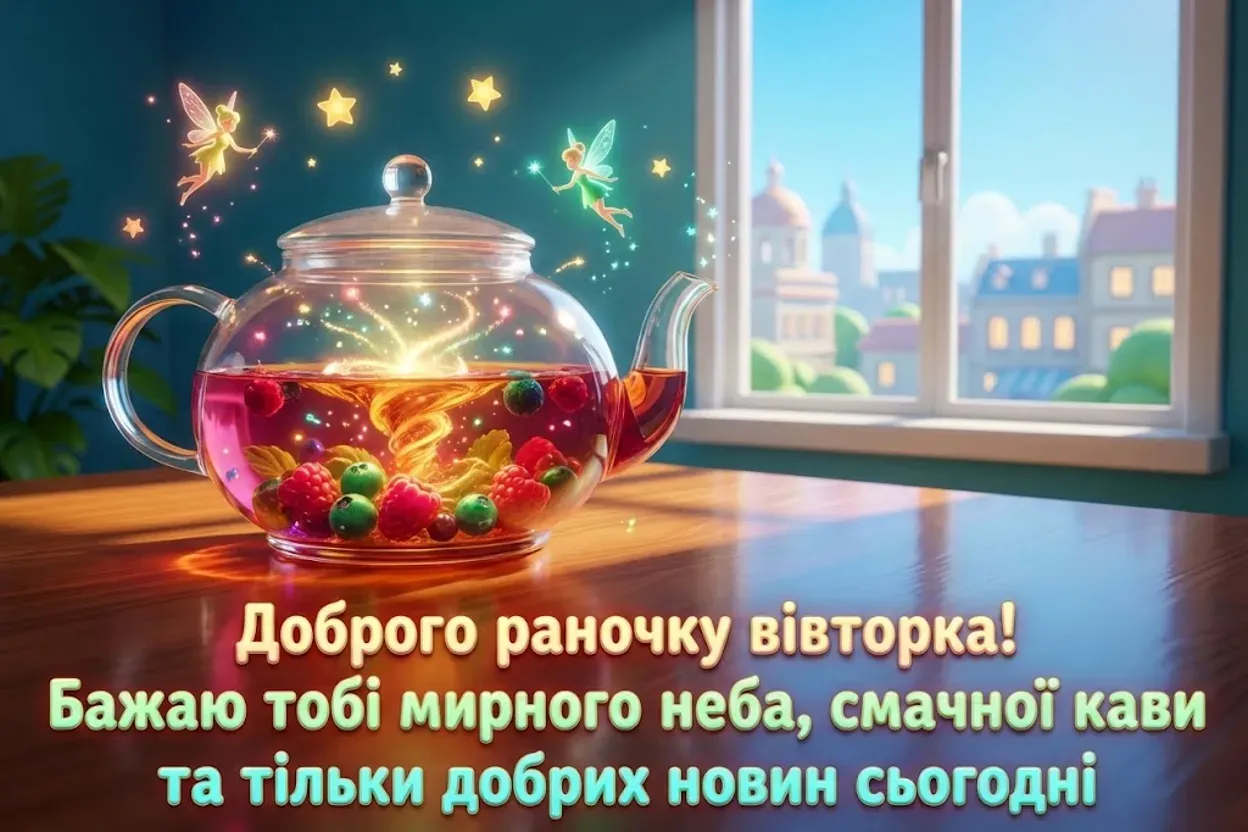 Доброго раночку вівторка: душевні вітання, красиві картинки та побажання миру