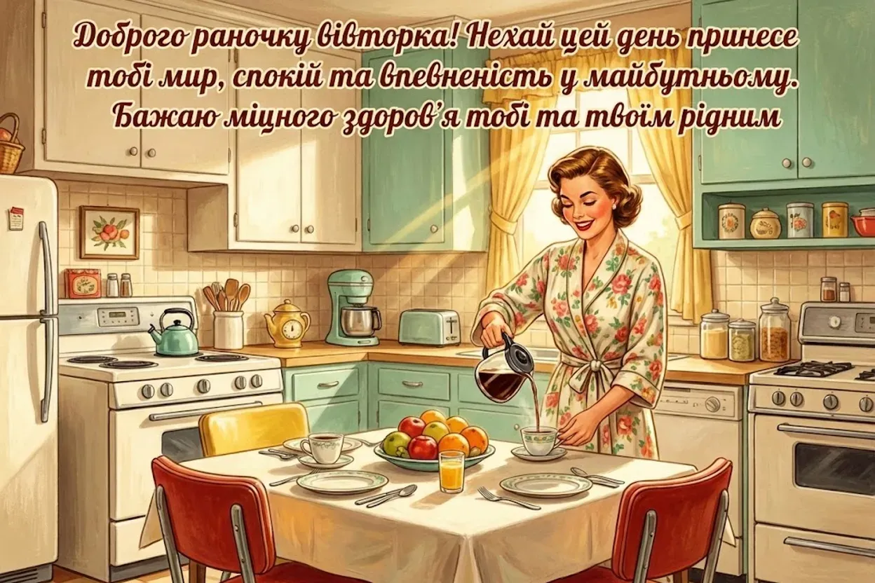 Доброго раночку вівторка: душевні вітання, красиві картинки та побажання миру