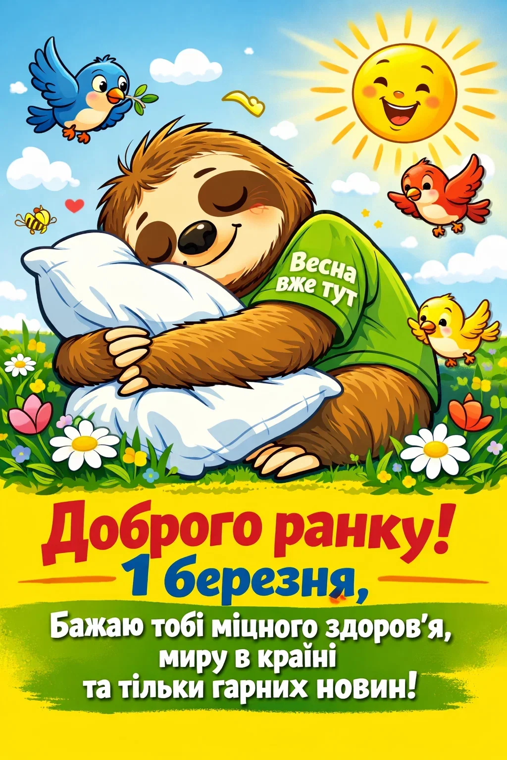 Доброго ранку 1 березня: найкращі картинки та щирі вітання з першим днем весни