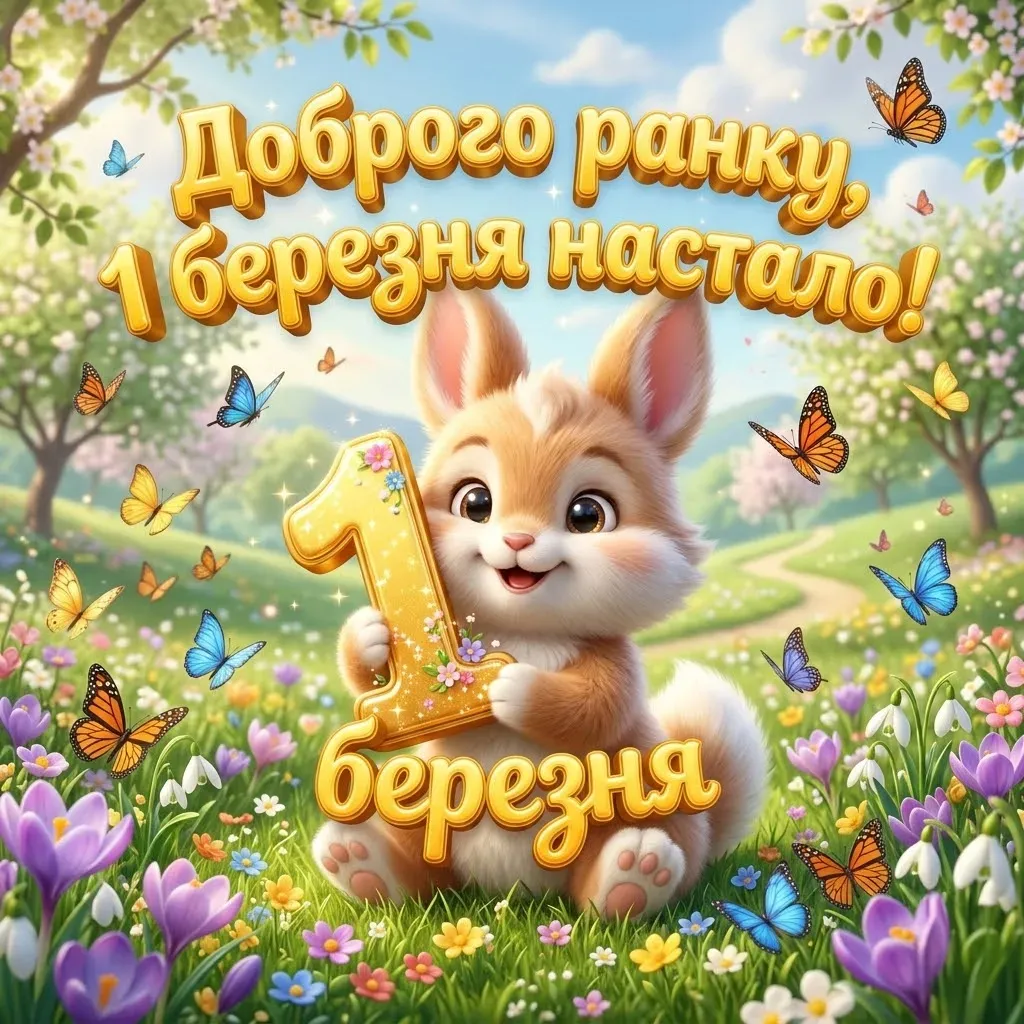 Доброго ранку 1 березня: найкращі картинки та щирі вітання з першим днем весни