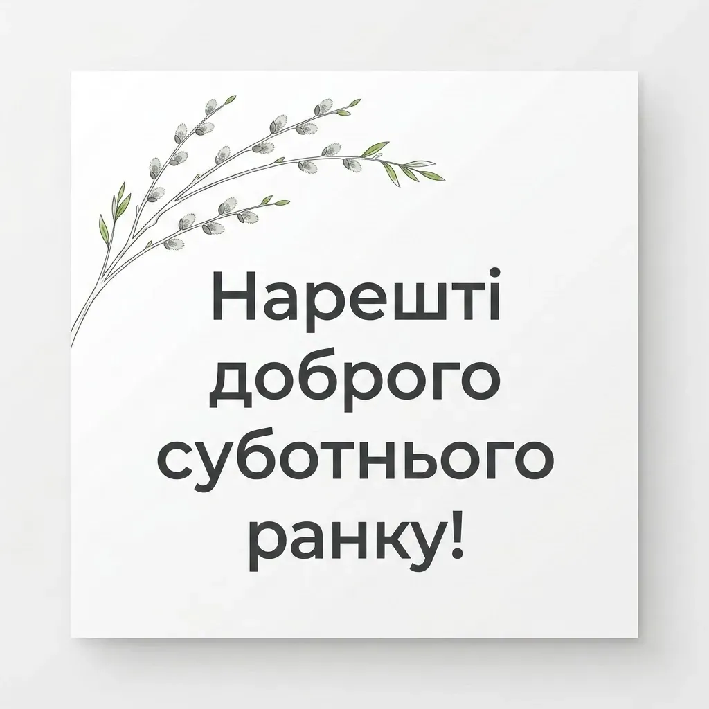 Листівки доброго ранку суботи: найтепліші побажання та гарні картинки для вихідного дня