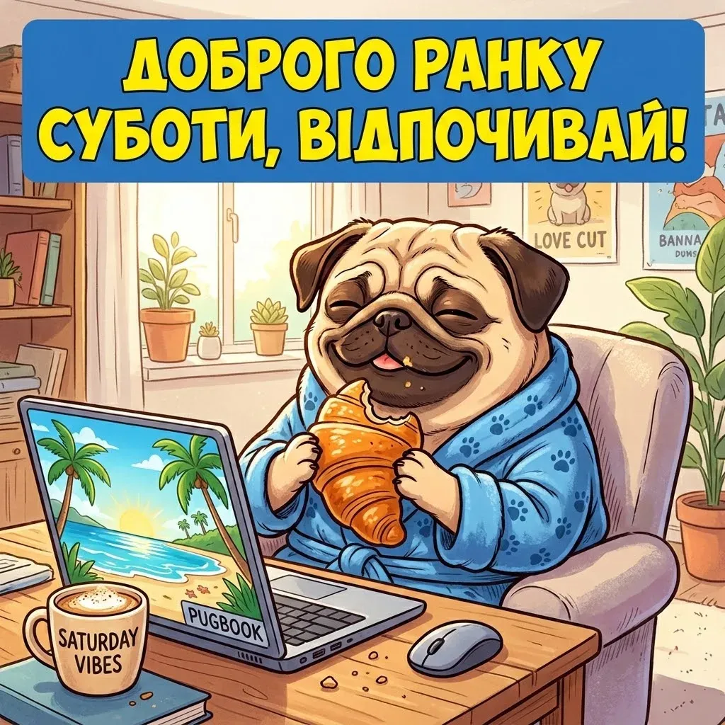 Листівки доброго ранку суботи: найтепліші побажання та гарні картинки для вихідного дня