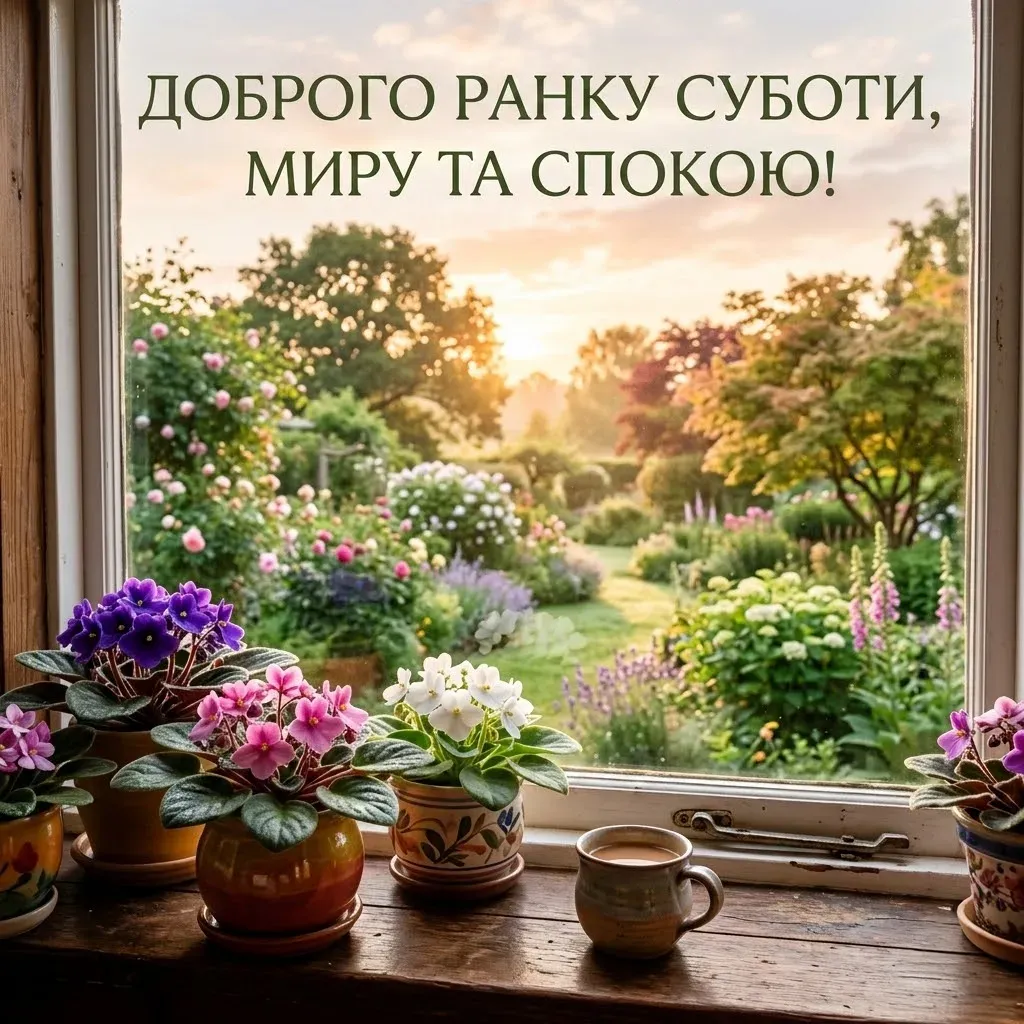 Листівки доброго ранку суботи: найтепліші побажання та гарні картинки для вихідного дня