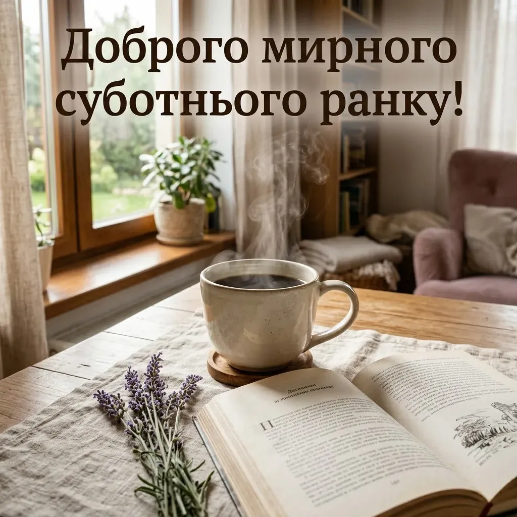 Доброго мирного суботнього ранку: найкращі картинки та душевні листівки для гарного настрою
