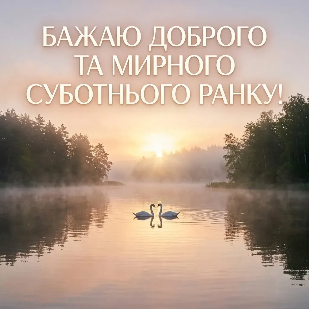 Доброго мирного суботнього ранку: найкращі картинки та душевні листівки для гарного настрою