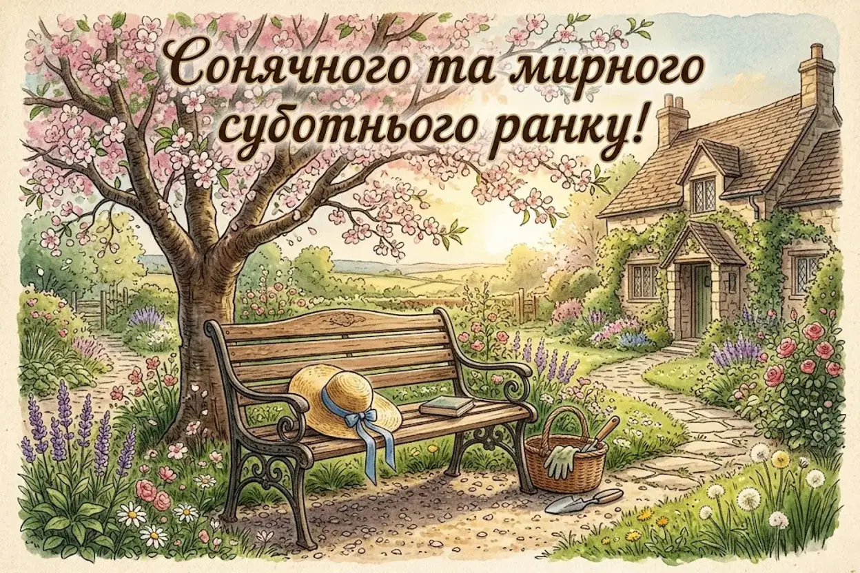 Доброго мирного суботнього ранку: найкращі картинки та душевні листівки для гарного настрою