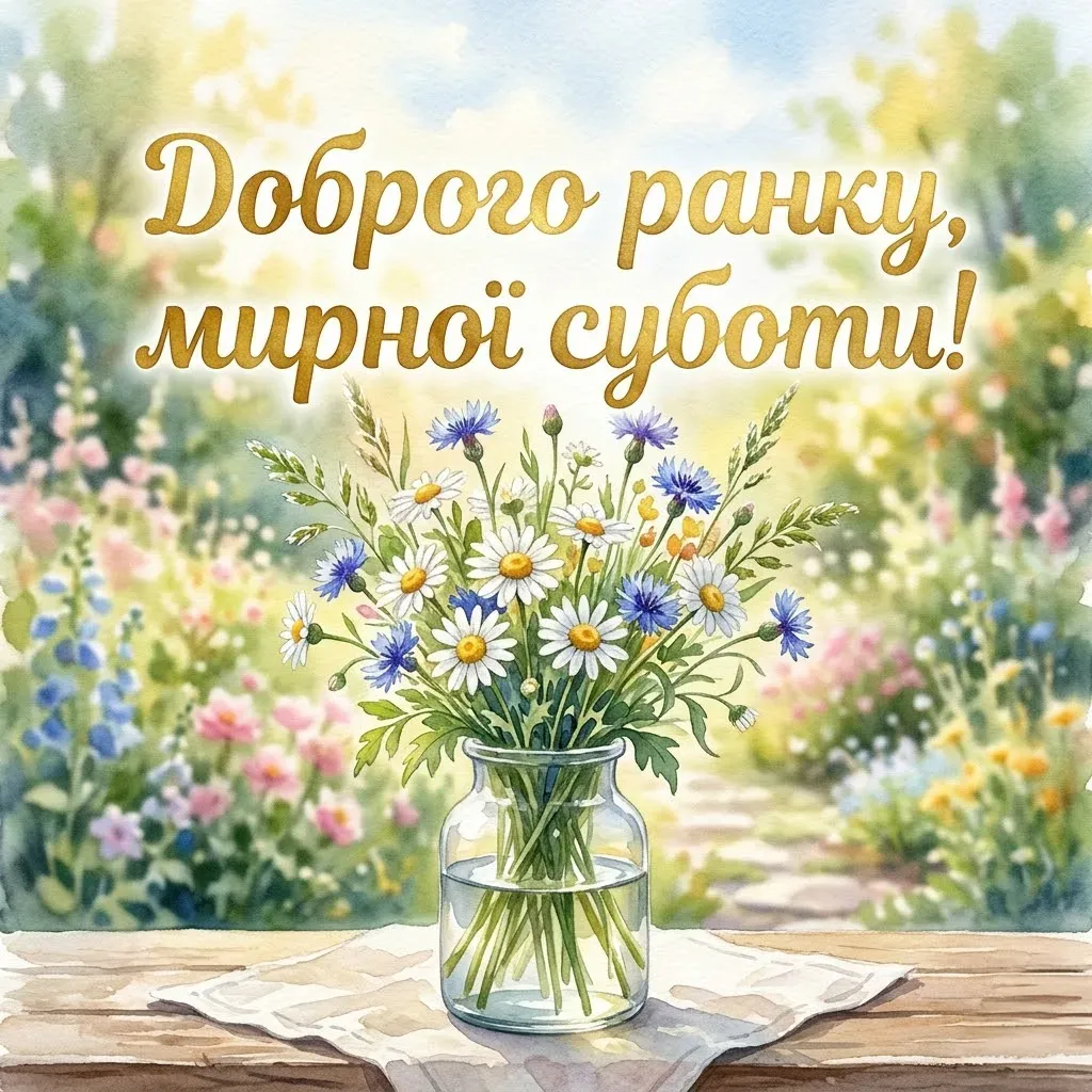 Доброго мирного суботнього ранку: найкращі картинки та душевні листівки для гарного настрою