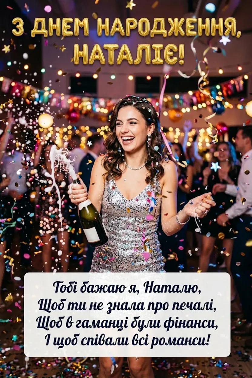 Що побажати Наталії: натхненні слова та чуттєві привітання