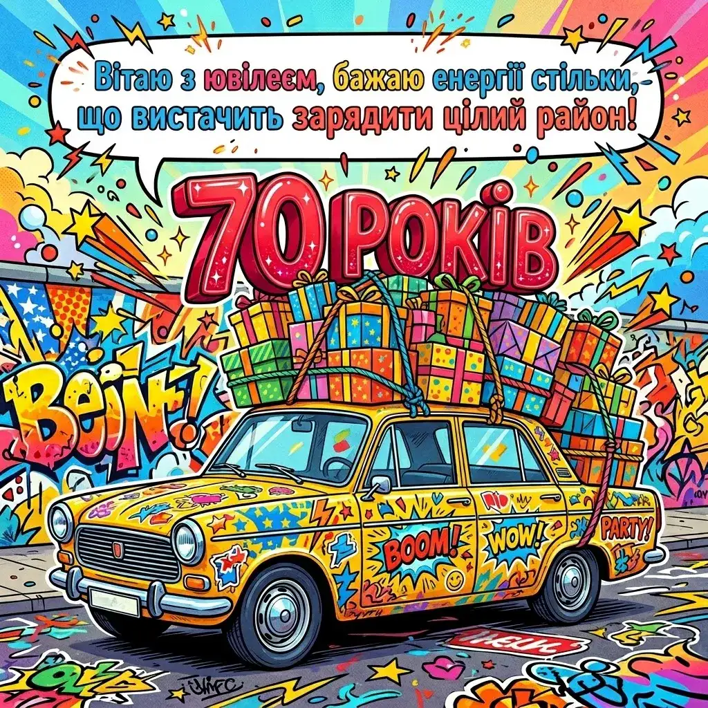 Привітання з 70-річним ювілеєм: що побажати найдорожчим людям