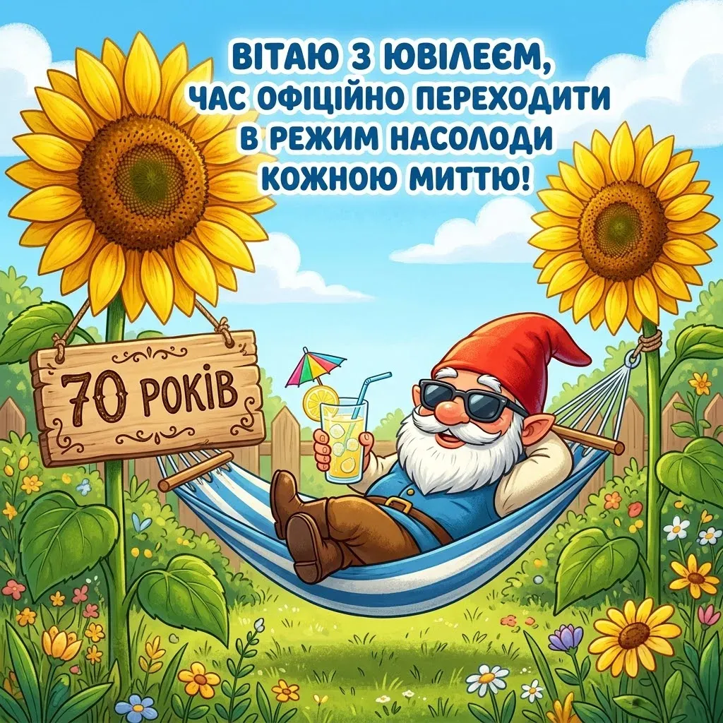 Привітання з 70-річним ювілеєм: що побажати найдорожчим людям