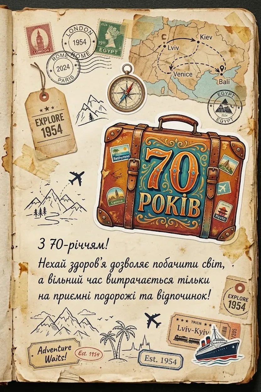 Привітання з 70-річним ювілеєм: що побажати найдорожчим людям