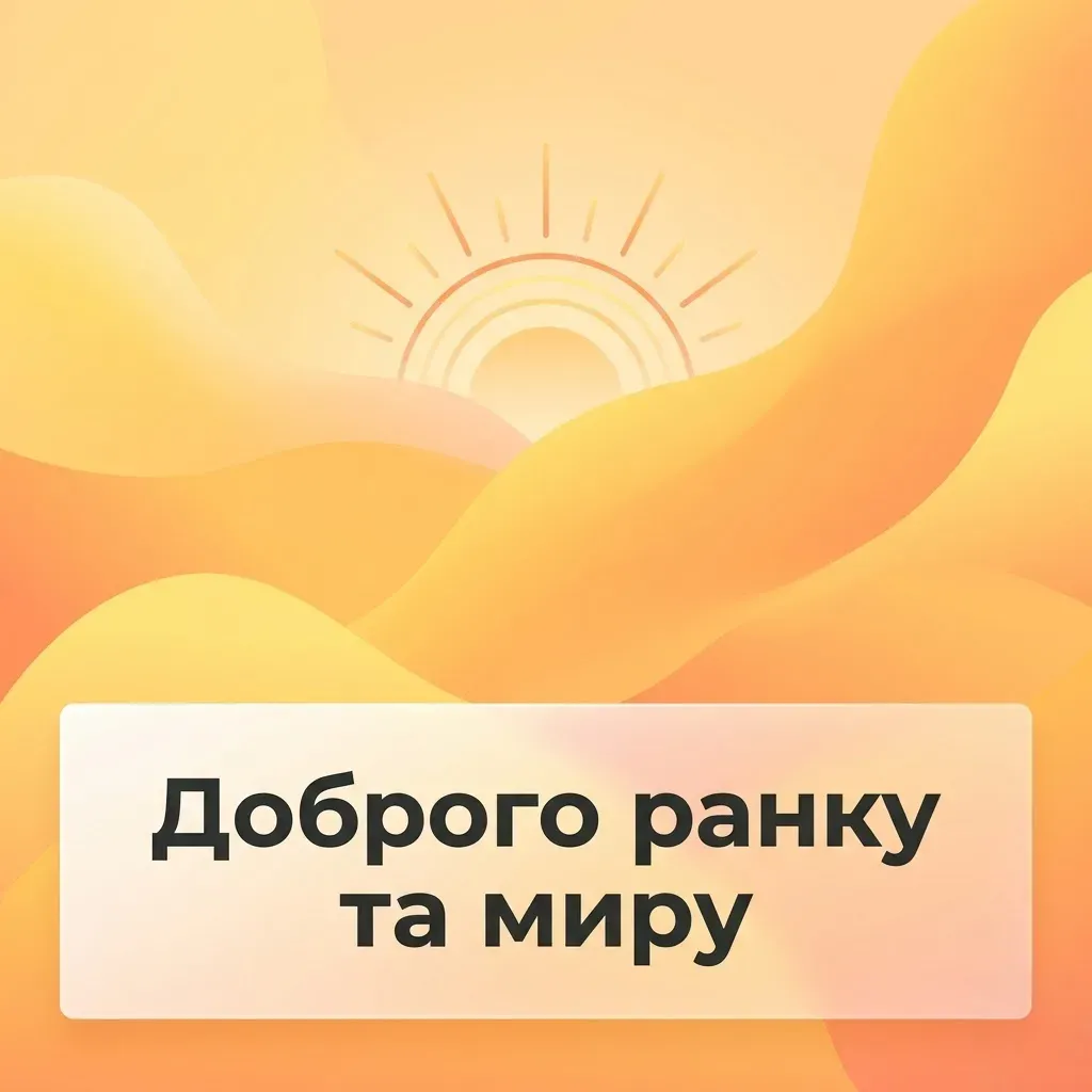 Доброго ранку: найтепліші побажання та красиві картинки для гарного настрою