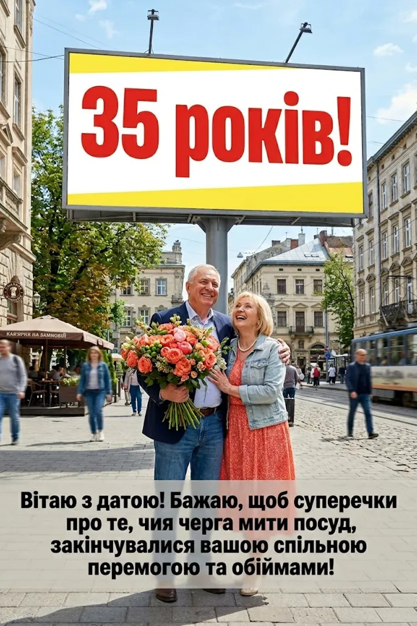 Річниця 35 років: як красиво привітати з кораловим (полотняним) весіллям