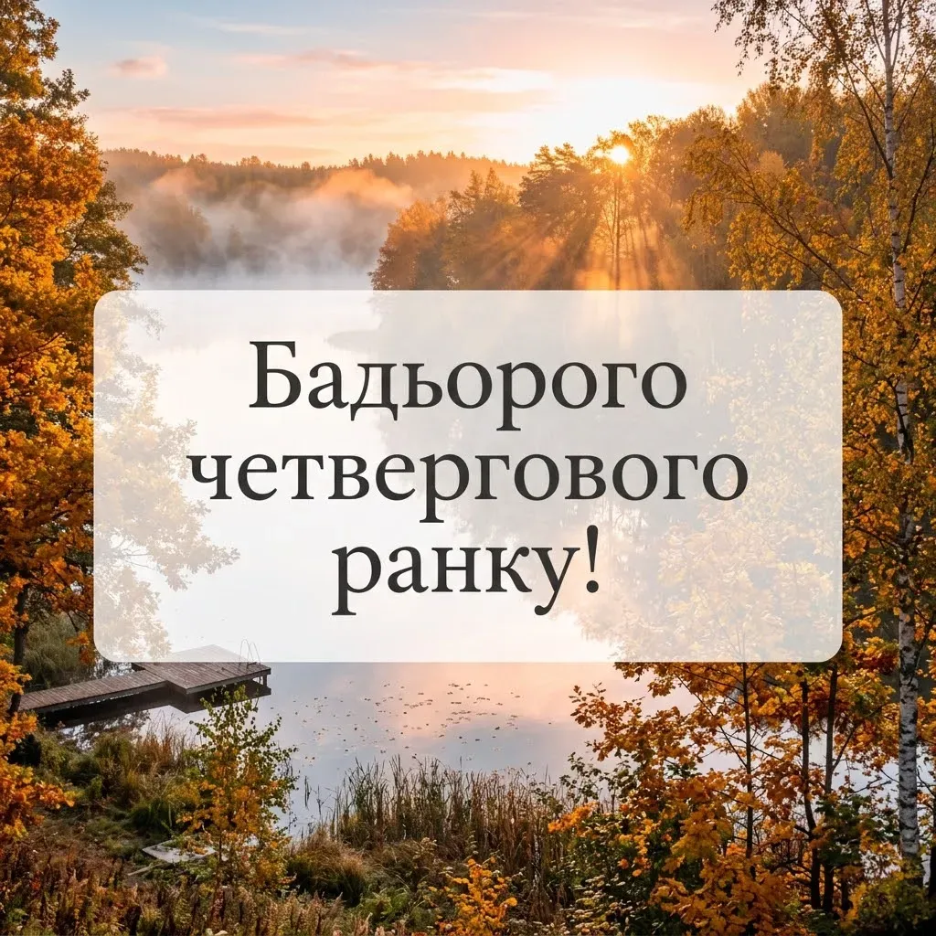 Листівка доброго ранку четверга: найтепліші привітання та красиві картинки для гарного настрою