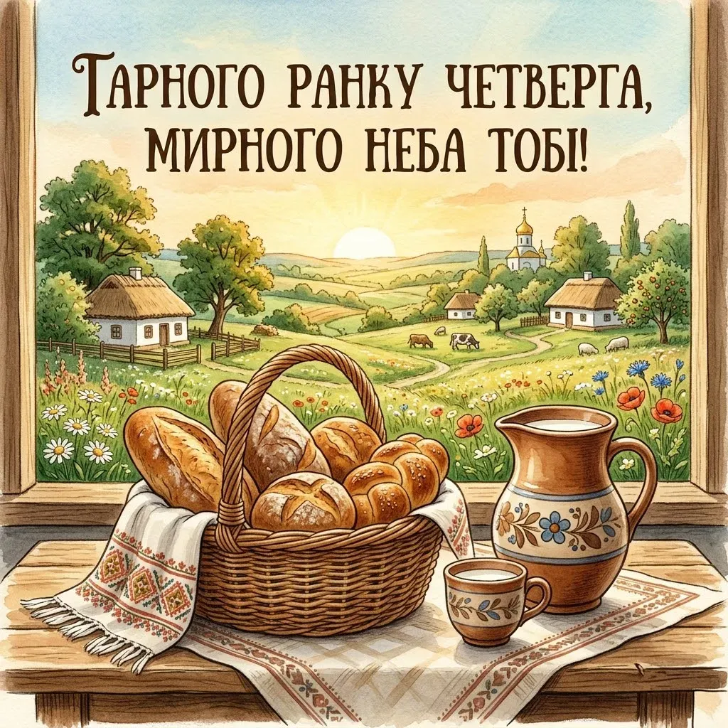 Листівка доброго ранку четверга: найтепліші привітання та красиві картинки для гарного настрою