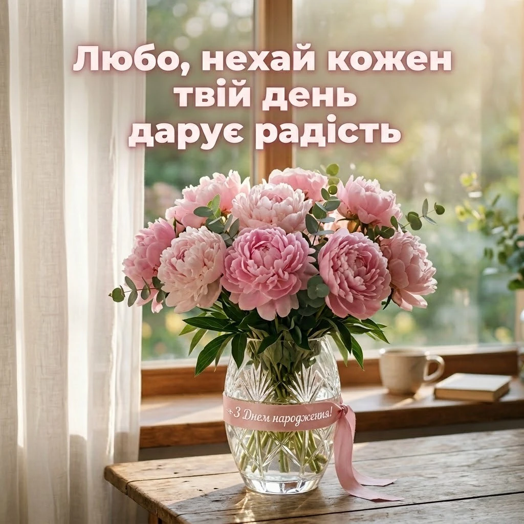 З днем народження, Любо! Теплі слова вдячності та любові