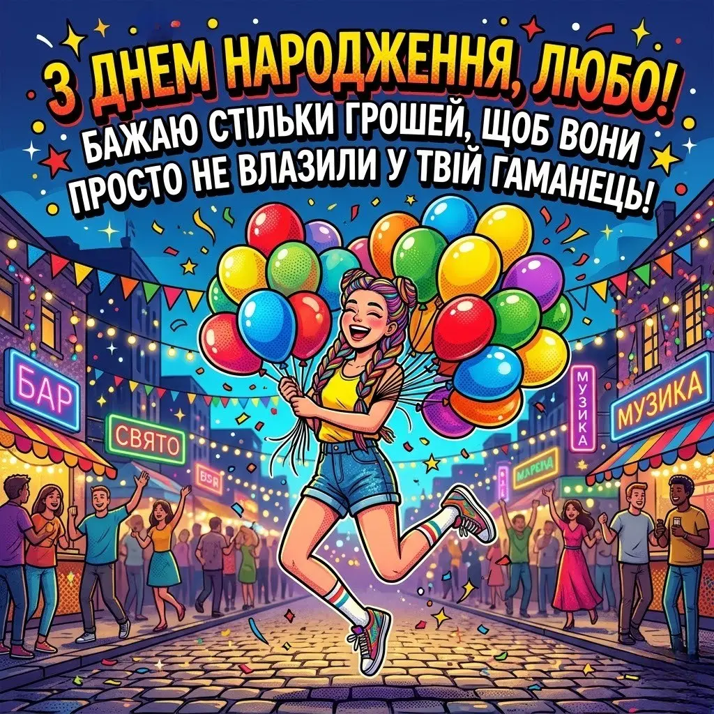 З днем народження, Любо! Теплі слова вдячності та любові