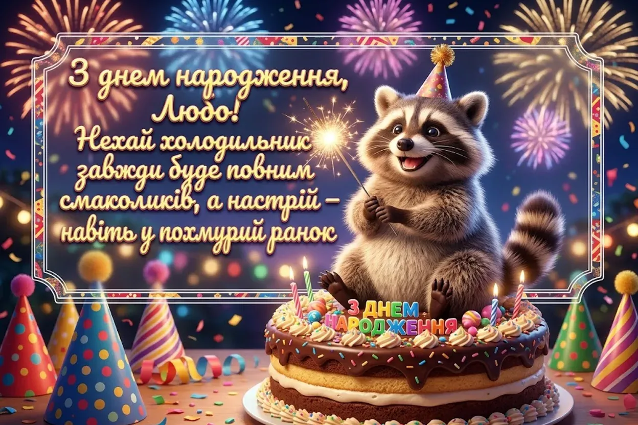 З днем народження, Любо! Теплі слова вдячності та любові