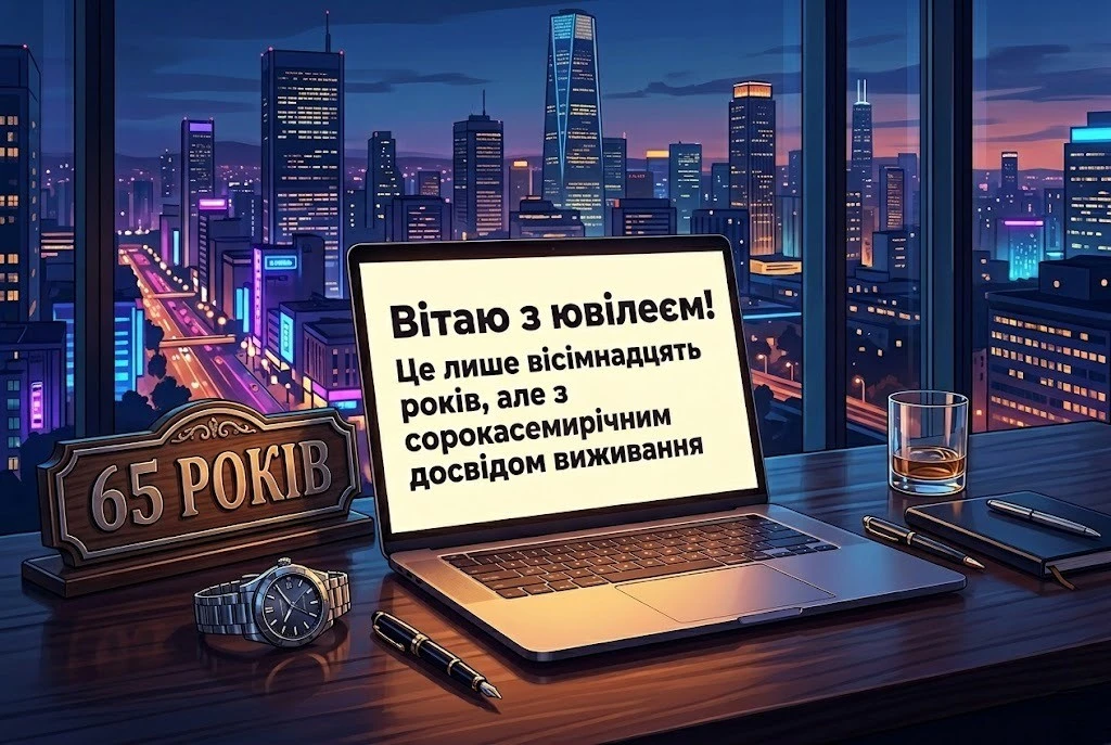 Побажання на 65 років: Здоров’я, довголіття та родинний затишок