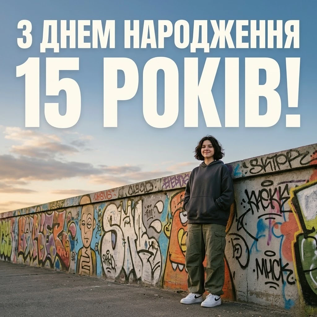 Що побажати підлітку на 15 років: ідеї для щирих та крутих привітань
