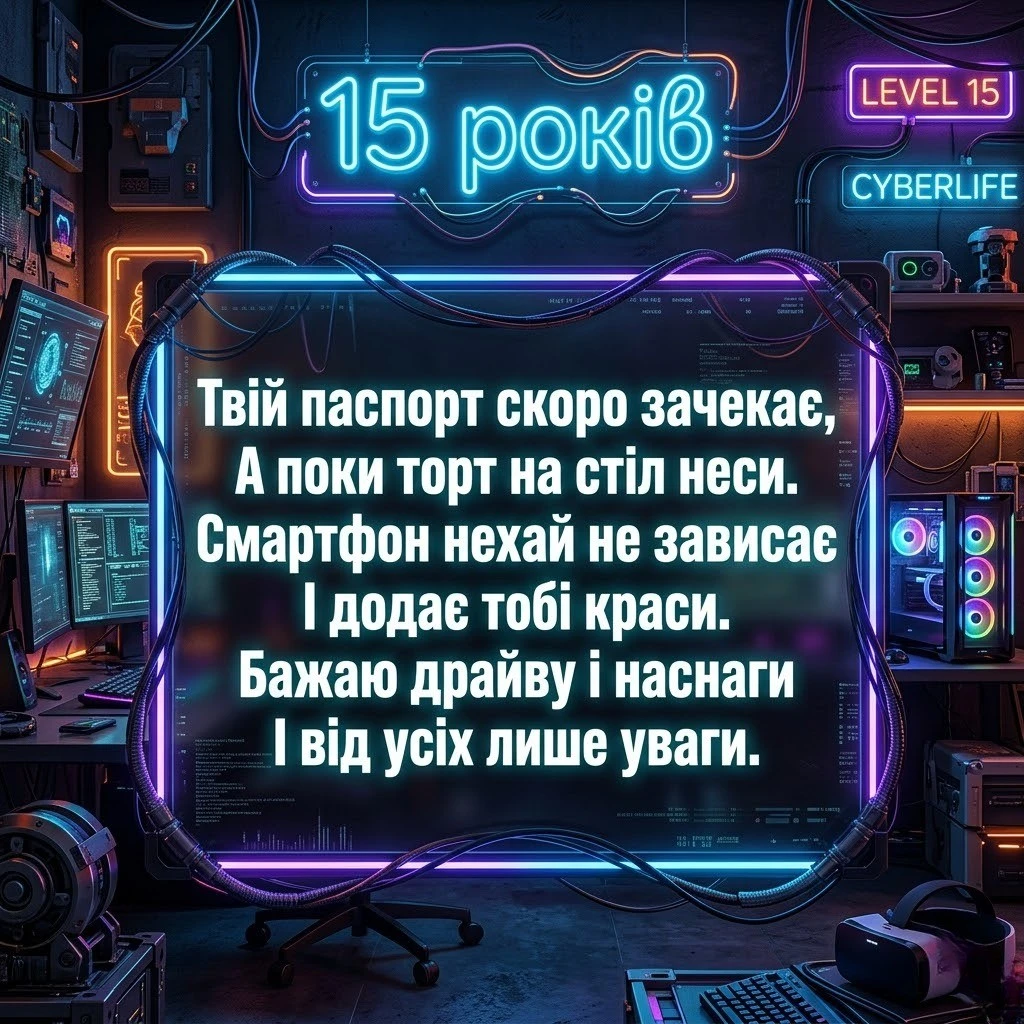 Що побажати підлітку на 15 років: ідеї для щирих та крутих привітань
