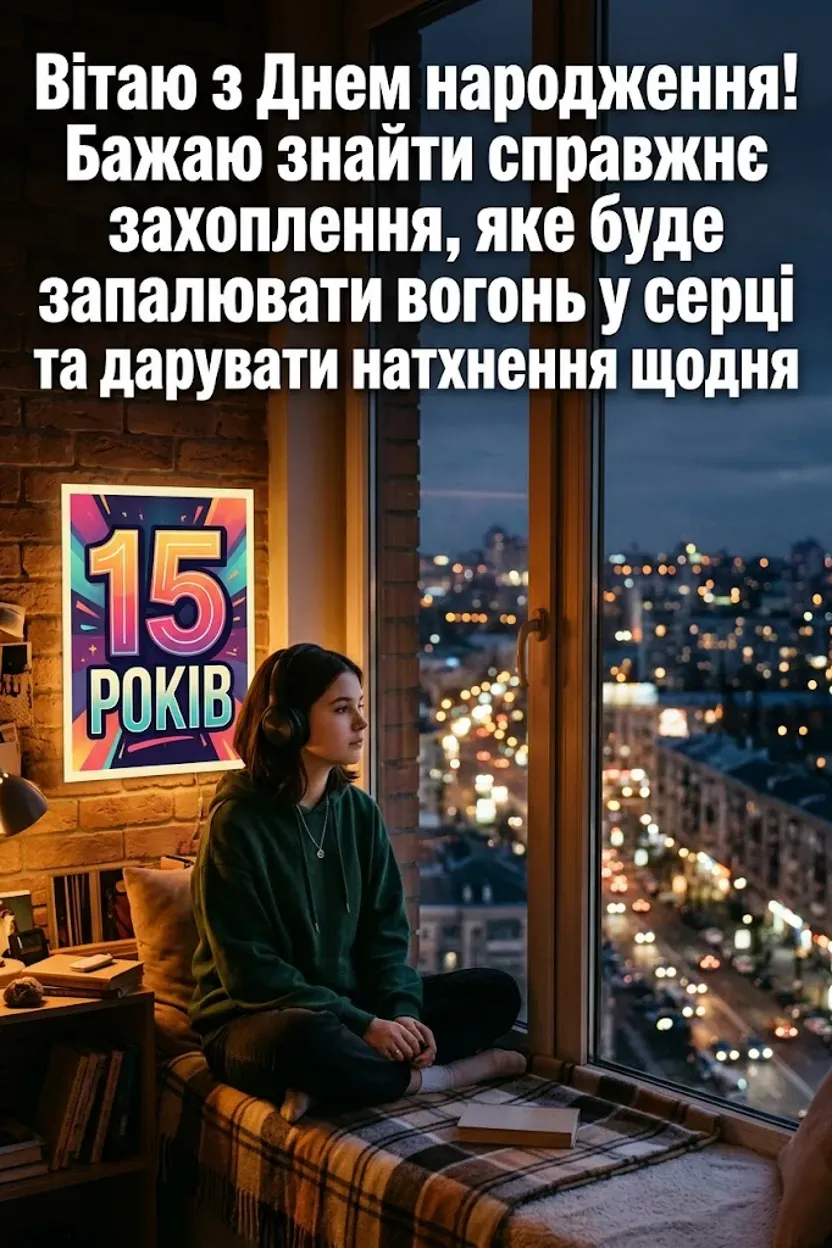 Що побажати підлітку на 15 років: ідеї для щирих та крутих привітань