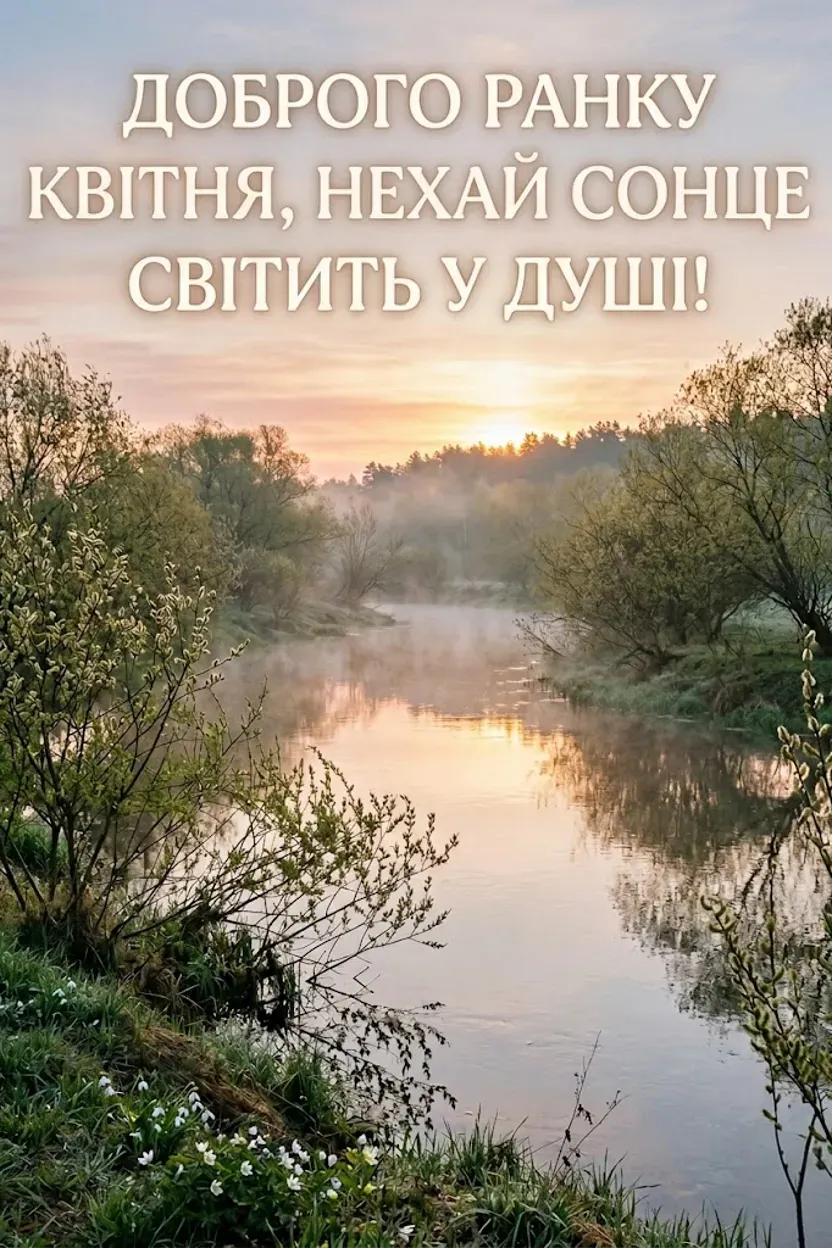 Доброго ранку квітня: картинки та ніжні листівки для весняного настрою