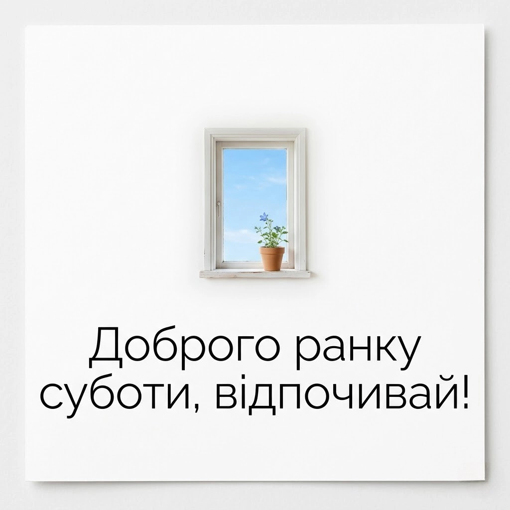 Листівки з добрим ранком суботи: душевні та красиві привітання для вихідного дня