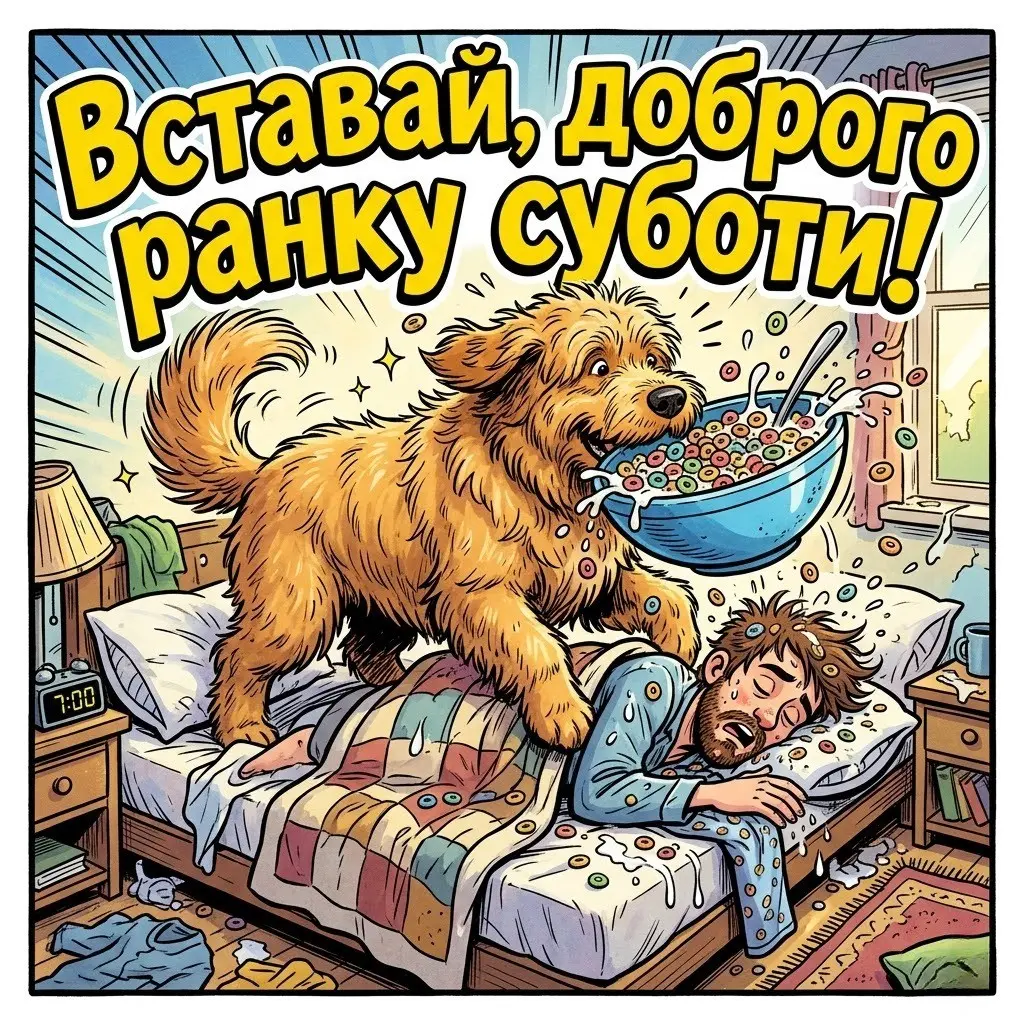 Листівки з добрим ранком суботи: душевні та красиві привітання для вихідного дня