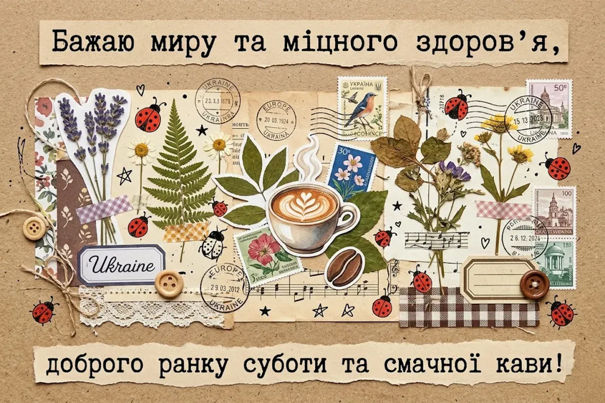 Листівки з добрим ранком суботи: душевні та красиві привітання для вихідного дня