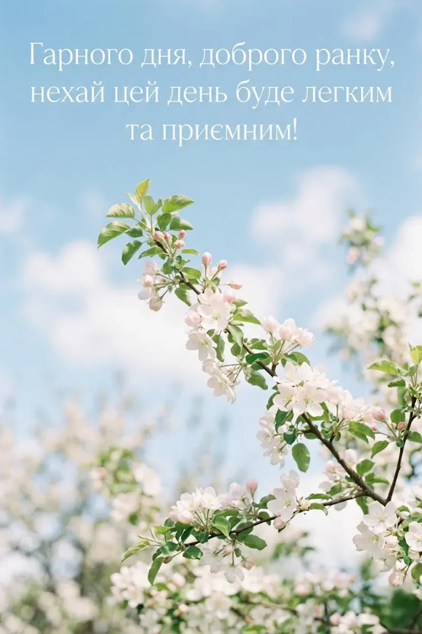 Доброго ранку та гарного дня: приємні побажання та картинки для гарного настрою