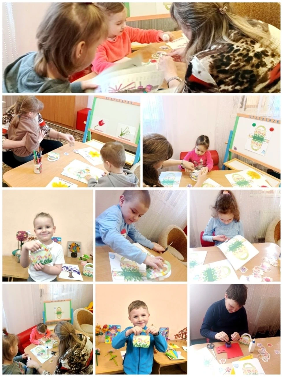 Творчий дарунок для матусі: в Охтирці діти з інвалідністю вчилися арт-терапії